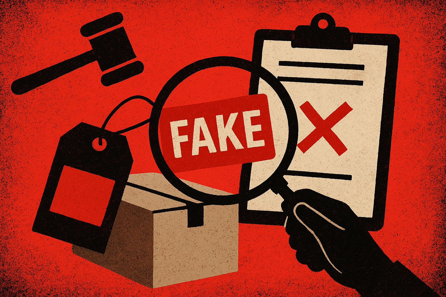 TRONG QUÁ TRÌNH XÉT XỬ, KHI VẬT CHỨNG LÀ HÀNG GIẢ HAY HÀNG BUÔN LẬU, BÀI TOÁN ĐẶT RA LÀ LÀM SAO XỬ LÝ NGHIÊM MÀ VẪN TRÁNH LÃNG PHÍ